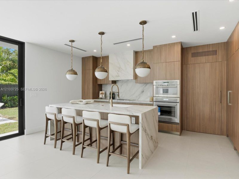 Furnished interior view inside a new home in , Miami (Image 5).