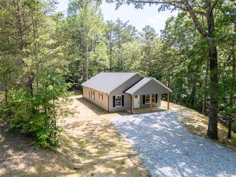 Front exterior of a new home in , Dahlonega, GA, highlighting curb appeal (Image 20).