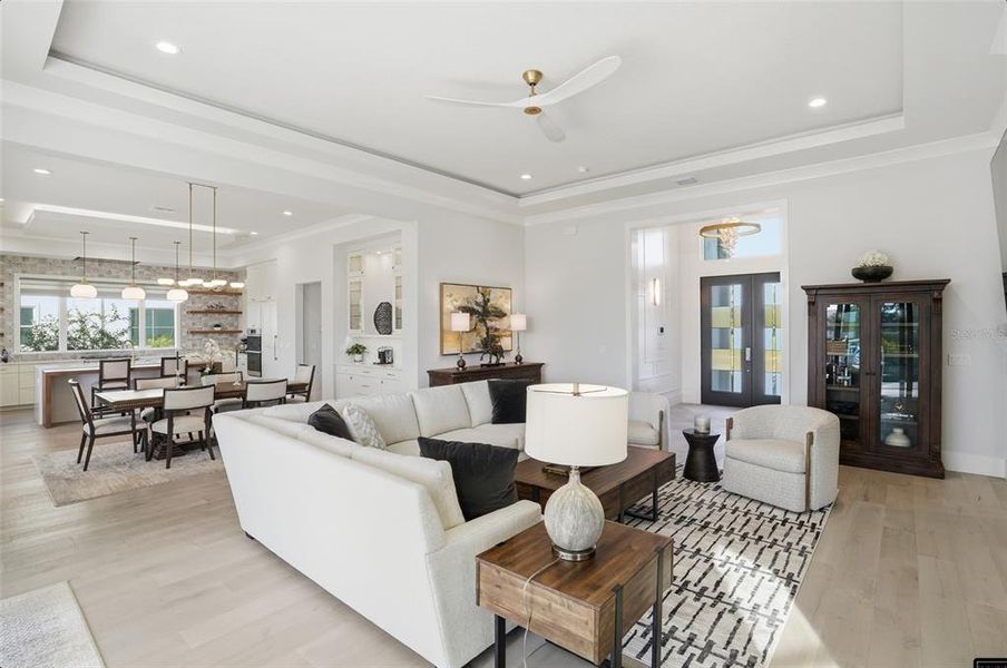 Furnished interior view inside a new home in , Parrish (Image 42).