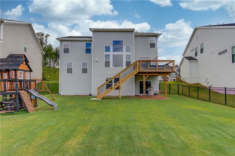 Front exterior of a new home in Twin Lakes, Hoschton, GA, highlighting curb appeal (Image 21).