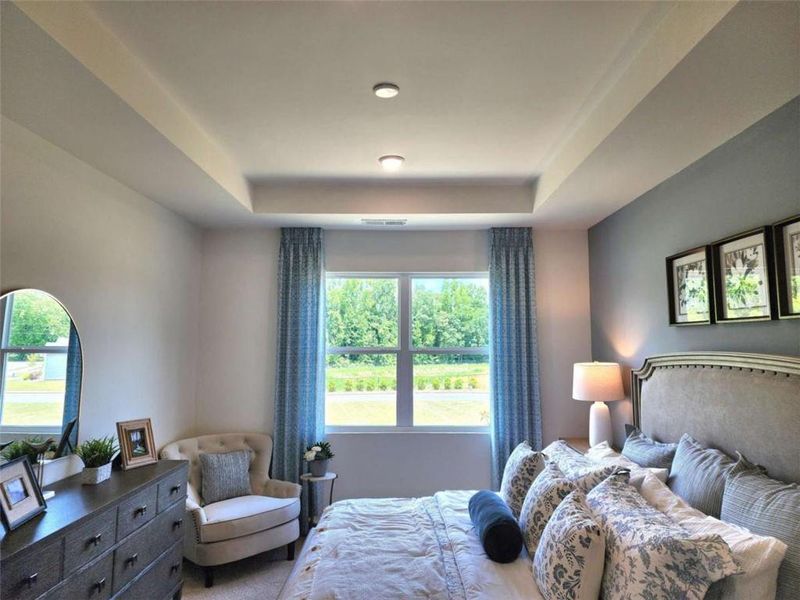 Furnished interior view inside a new home in Champion's Run, Lithonia (Image 9).