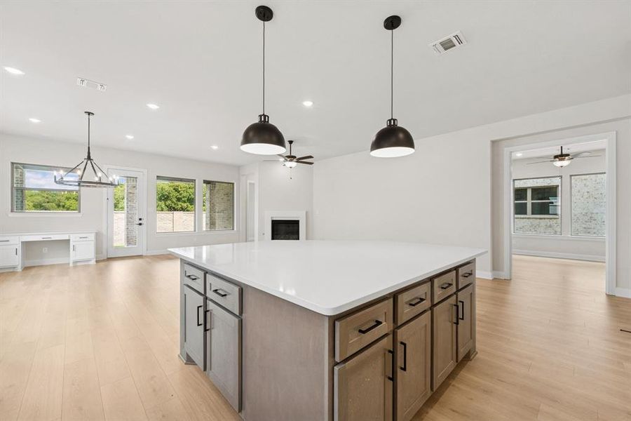 Furnished interior view inside a new home in South Pointe Cottage Series, Mansfield (Image 12). Furnished interior view inside a new home in South Pointe Cottage Series, Mansfield (Image 12).