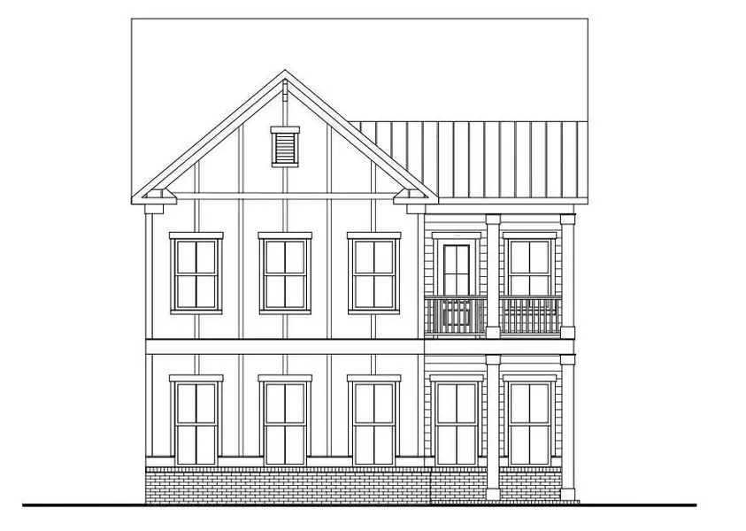 Exterior rendering of this home design in , Athens, GA (Image 2). Exterior rendering of this home design in , Athens, GA (Image 2).