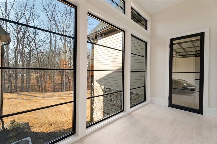 Exterior details and patio area of a home in , Canton (Image 3).