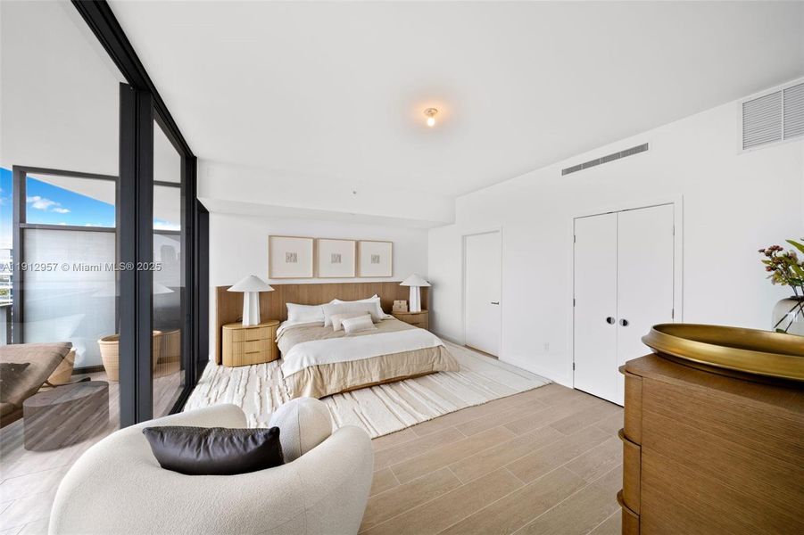 Furnished interior view inside a new home in Five Park, Miami Beach (Image 31). Furnished interior view inside a new home in Five Park, Miami Beach (Image 31).