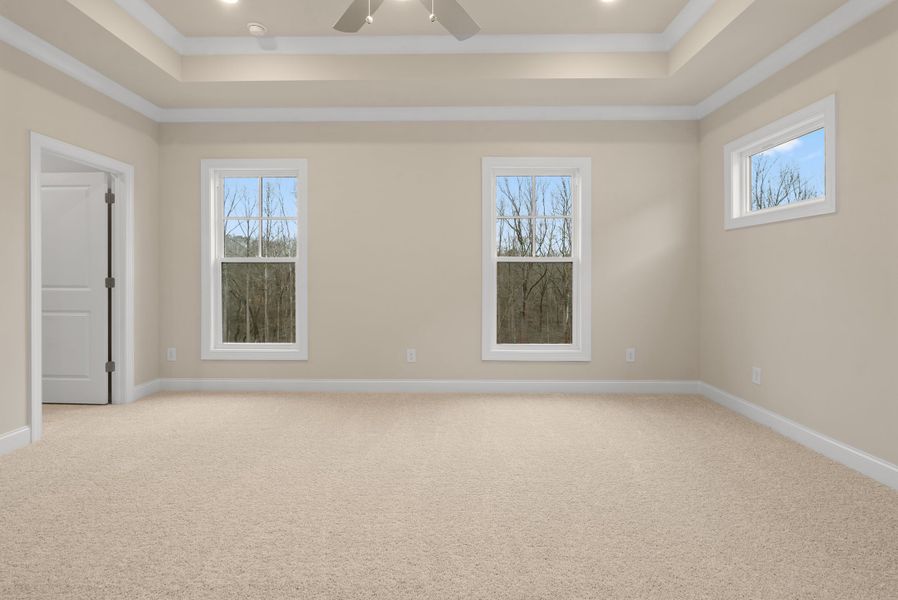 Representative unfurnished interior of a home built from the The Stafford by The Providence Group in Waterside Single Family, Peachtree Corners (Image 34).