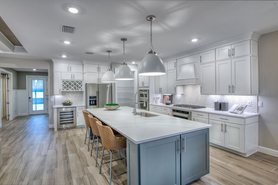 Furnished interior view inside a new home in Costa Pointe, Vero Beach (Image 8).