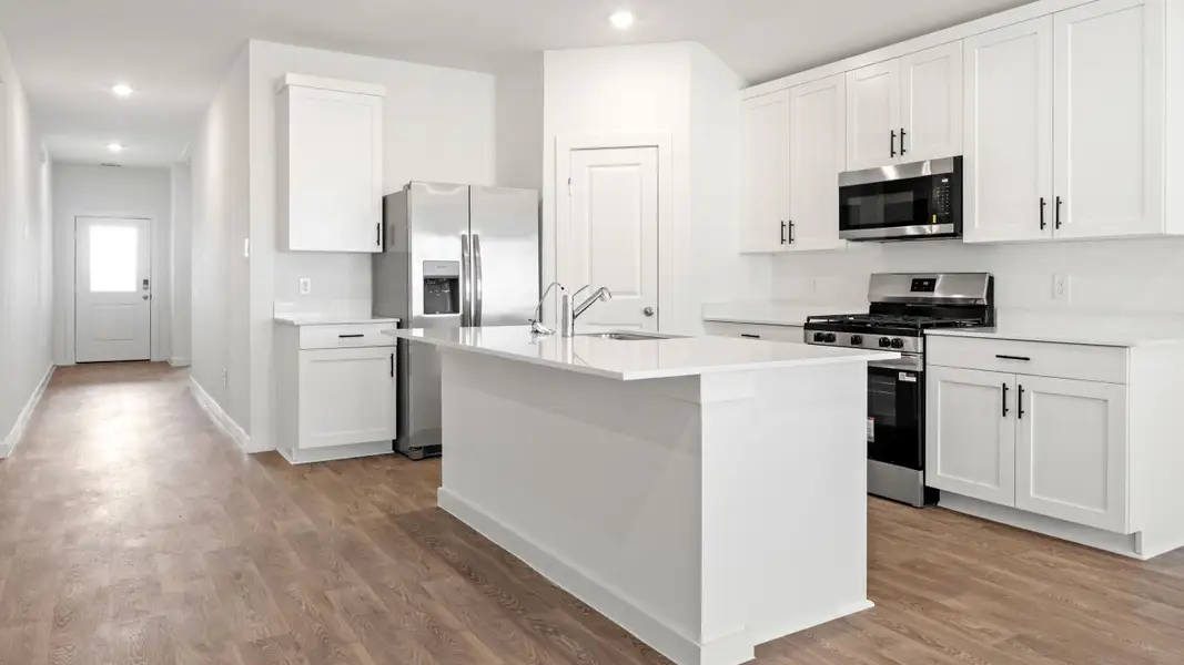 Furnished interior view inside a new home in Emberly, Beasley (Image 4).