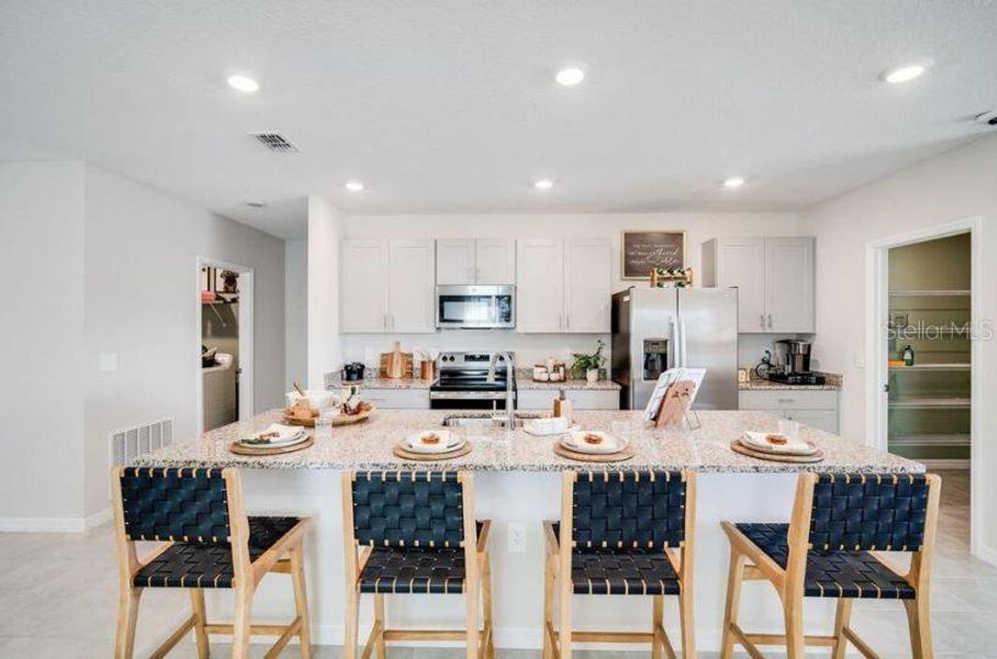 Furnished interior view inside a new home in Waterstone, Groveland (Image 9). Furnished interior view inside a new home in Waterstone, Groveland (Image 9).