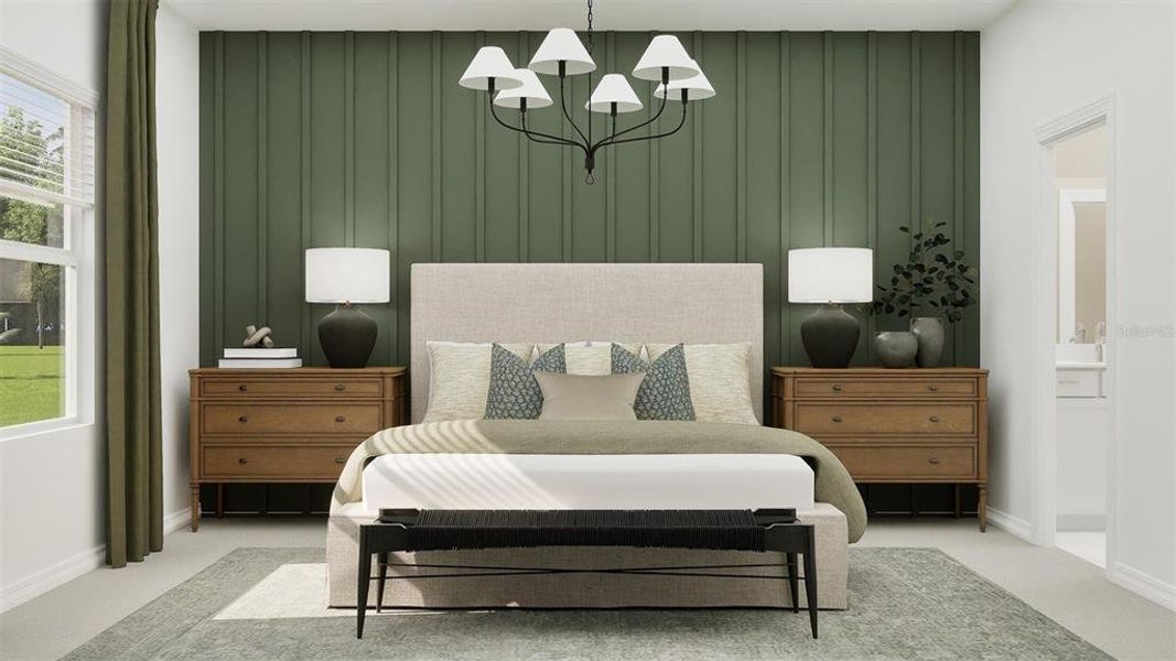 Furnished interior view inside a new home in Island Lakes at Coco Bay, Englewood (Image 18). Furnished interior view inside a new home in Island Lakes at Coco Bay, Englewood (Image 18).