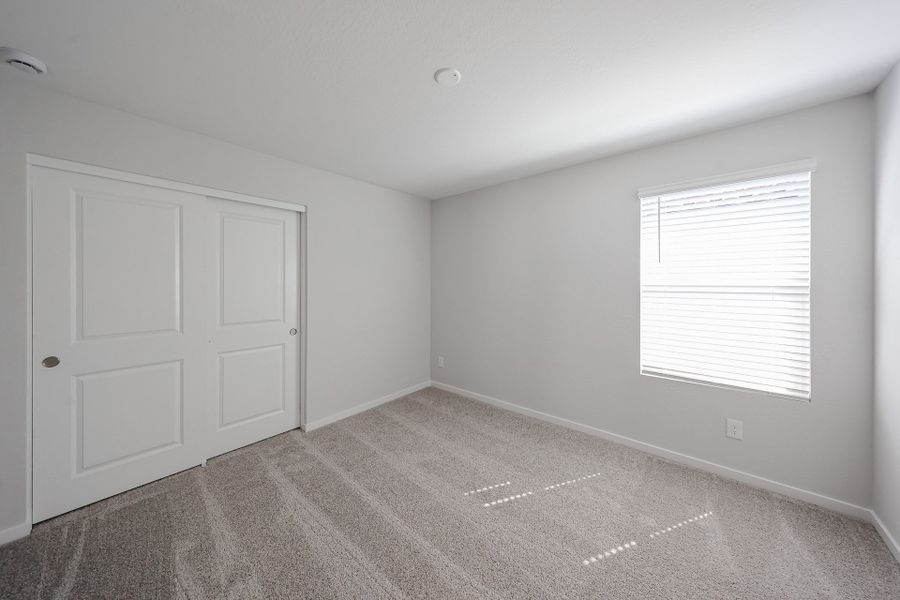A room with white doors.
