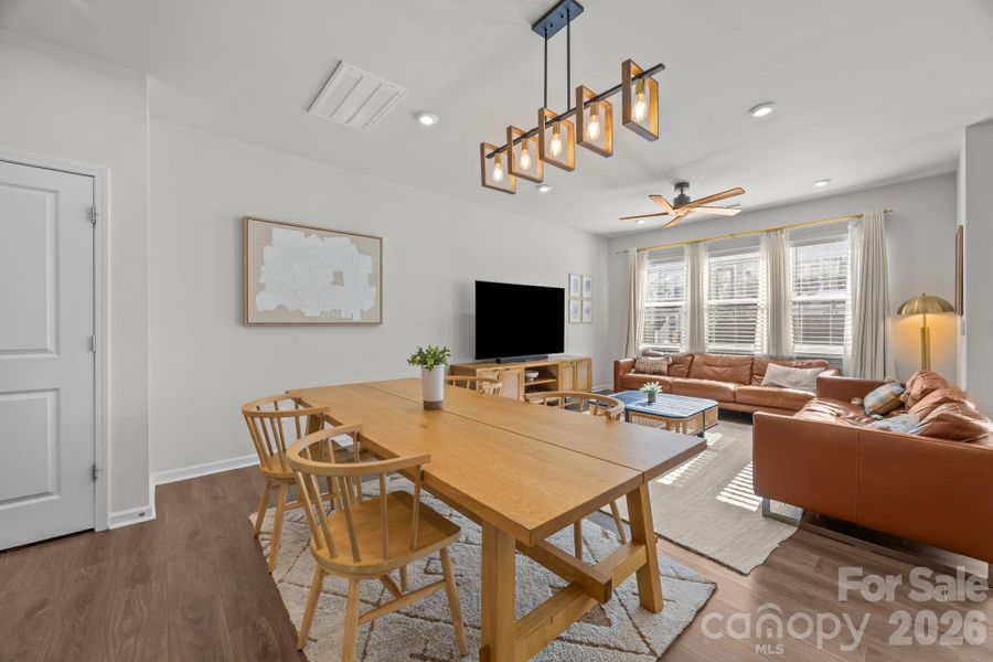 Furnished interior view inside a new home in , Charlotte (Image 14).