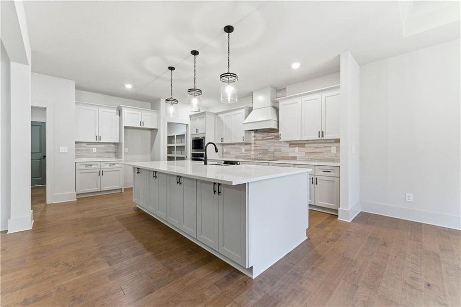 Furnished interior view inside a new home in Steeplechase, Hoschton (Image 7).