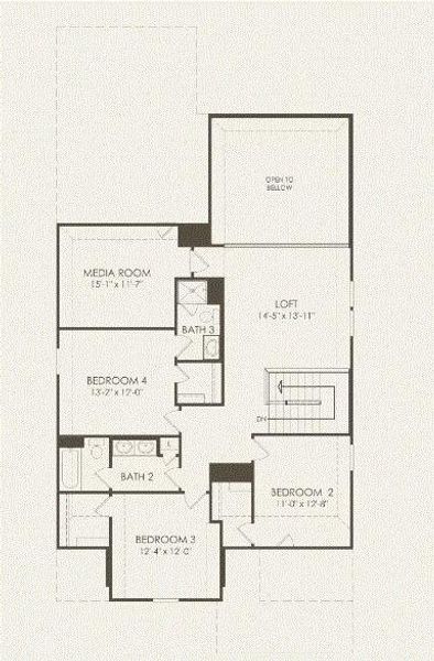 Pulte Homes, Riverdale floor plan