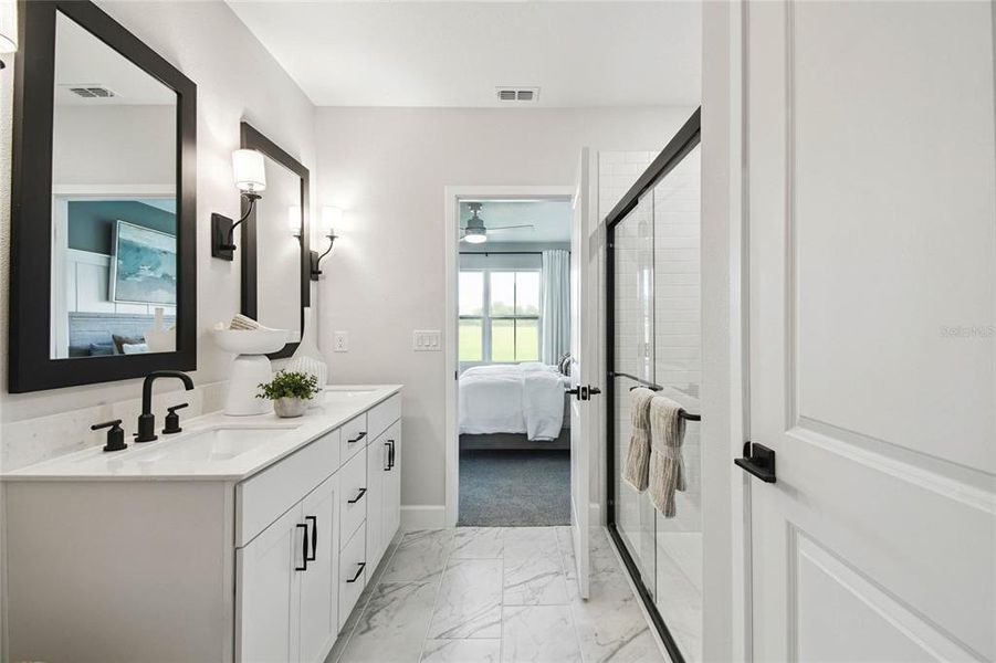 Furnished interior view inside a new home in Aspire at Glen Aire, Ocala (Image 6).