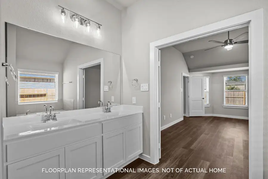 Furnished interior view inside a new home in Moran Ranch, Willis (Image 11).