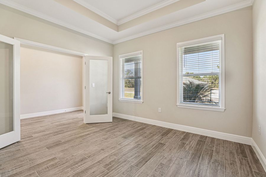 Spacious, unfurnished interior of a new home in Eagle Crest, Malabar (Image 21). Spacious, unfurnished interior of a new home in Eagle Crest, Malabar (Image 21).