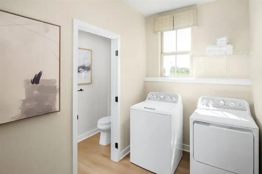 Furnished interior view inside a new home in Newberry 55+ Villas, McDonough (Image 13).