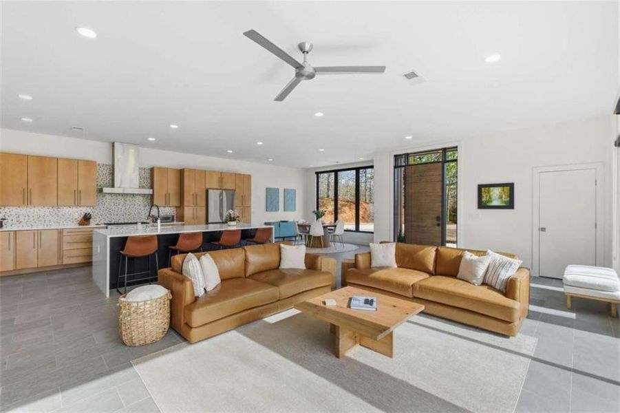 Furnished interior view inside a new home in , Talking Rock (Image 3).