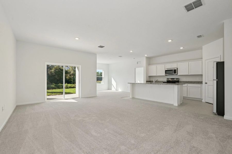 Representative unfurnished interior of a home built from the Equinox by Starlight Homes in Landings at Mount Olive, Polk City (Image 17). Representative unfurnished interior of a home built from the Equinox by Starlight Homes in Landings at Mount Olive, Polk City (Image 17).