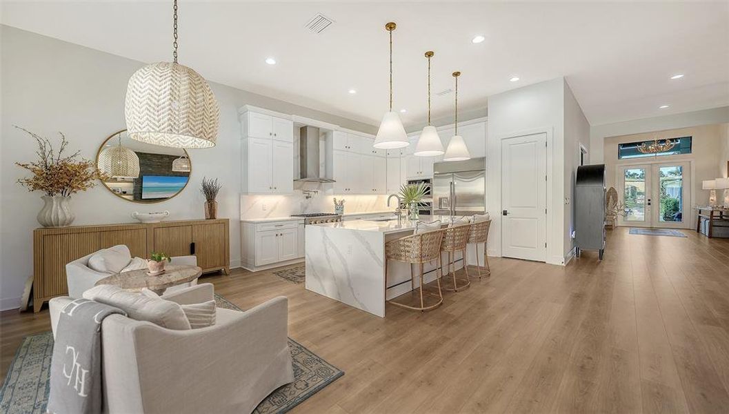 Furnished interior view inside a new home in , Sarasota (Image 58).