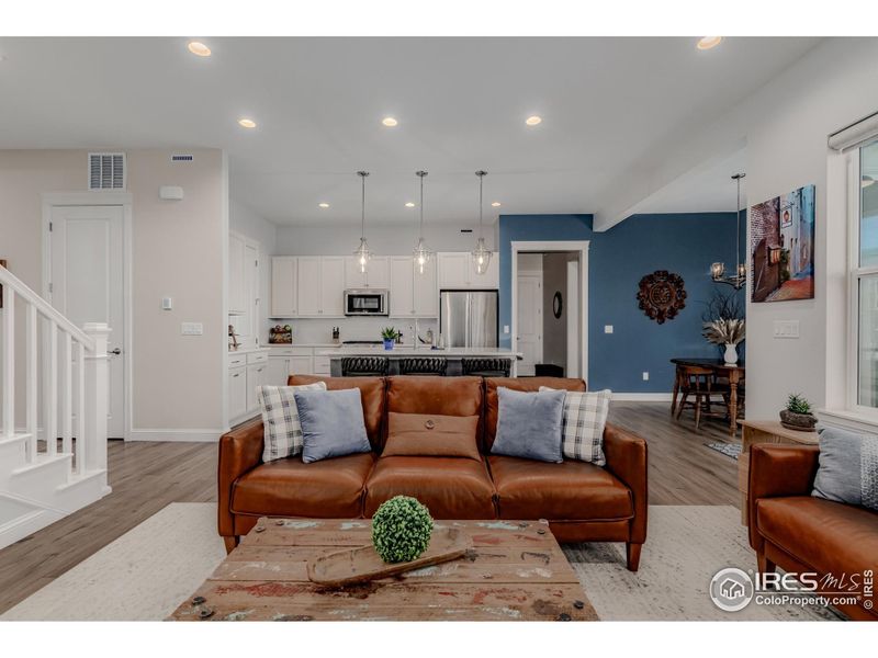 Furnished interior view inside a new home in , Erie (Image 19). Furnished interior view inside a new home in , Erie (Image 19).