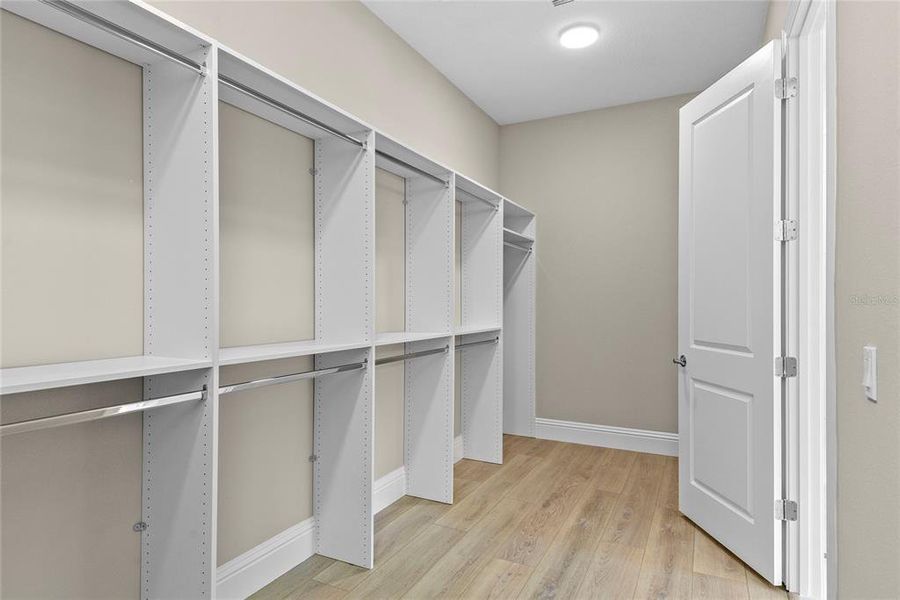 Primary Bedroom Walk in Closet