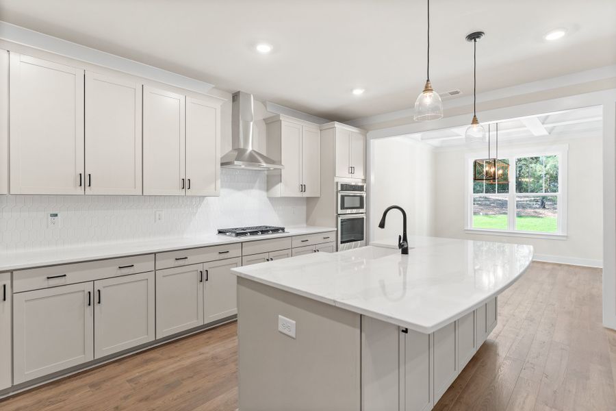 Representative furnished interior of a home built from the Chadwick by Hunter Quinn Homes in Walker's Pointe, Anderson (Image 10).