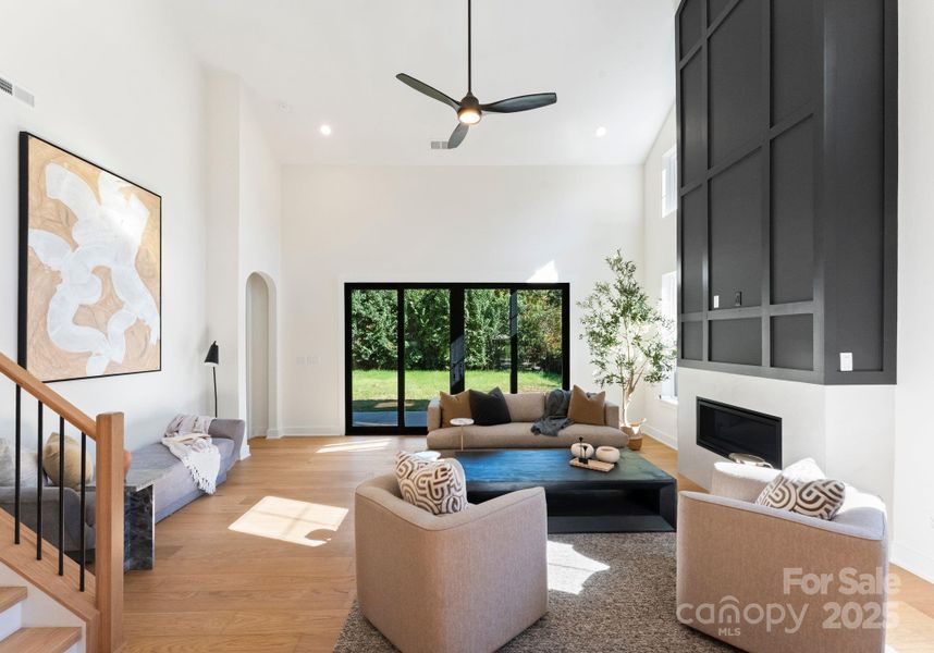 Furnished interior view inside a new home in , Charlotte (Image 6). Furnished interior view inside a new home in , Charlotte (Image 6).