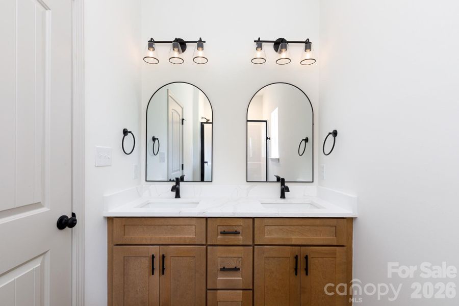 Furnished interior view inside a new home in , Clover (Image 13).