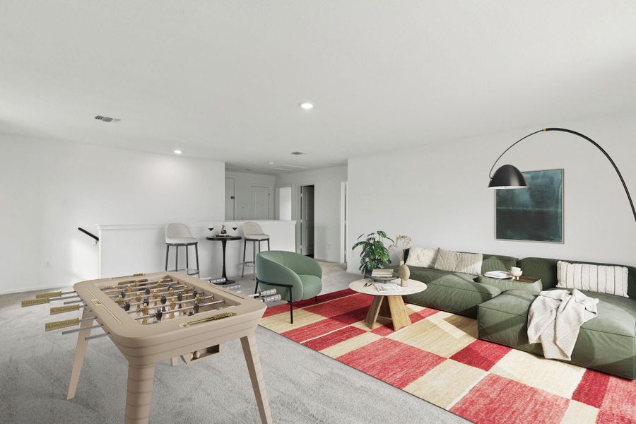 Furnished interior view inside a new home in Windcress, Cove (Image 17).