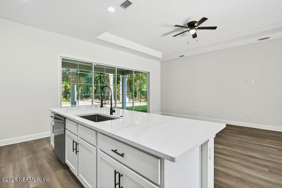 Furnished interior view inside a new home in , Jacksonville (Image 18). Furnished interior view inside a new home in , Jacksonville (Image 18).