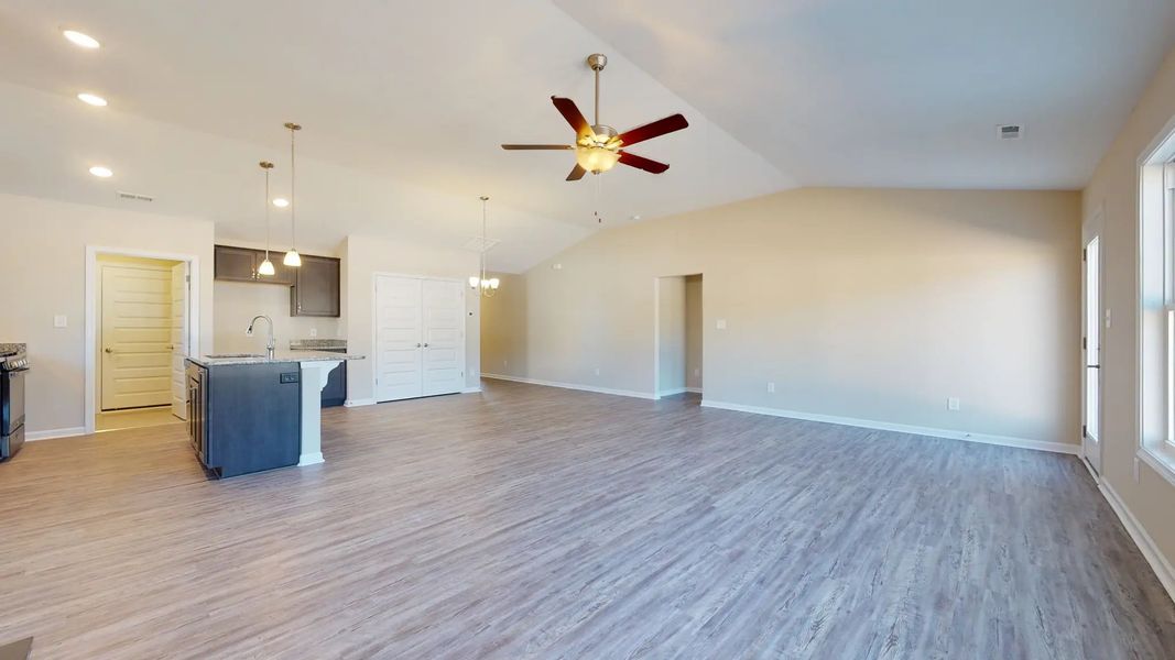 Representative furnished interior of a home built from the Corbin A by JC Jackson Homes,LLC in Heritage Pointe, Newport (Image 8).