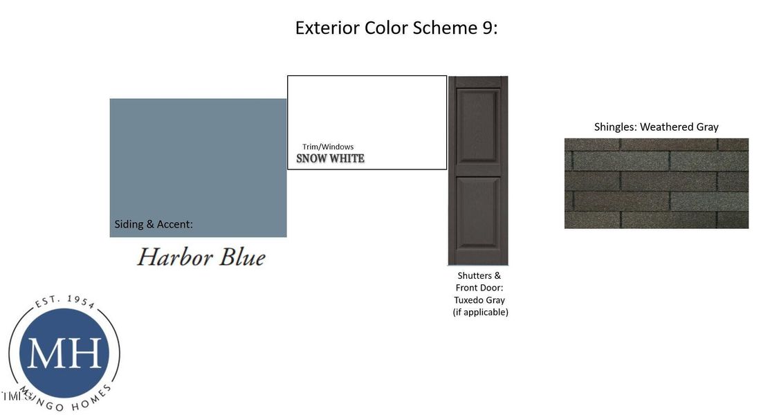 205 RWK FM - Exterior Color Scheme