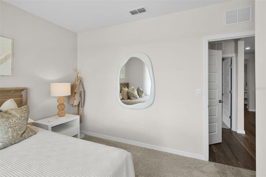 Furnished interior view inside a new home in Wind Meadows South, Bartow (Image 2).