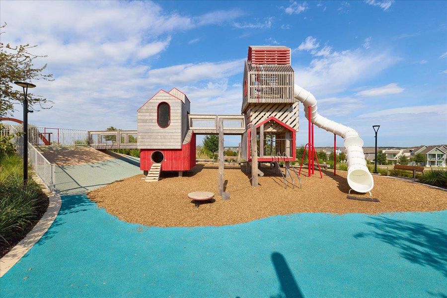 View of community jungle gym View of community jungle gym