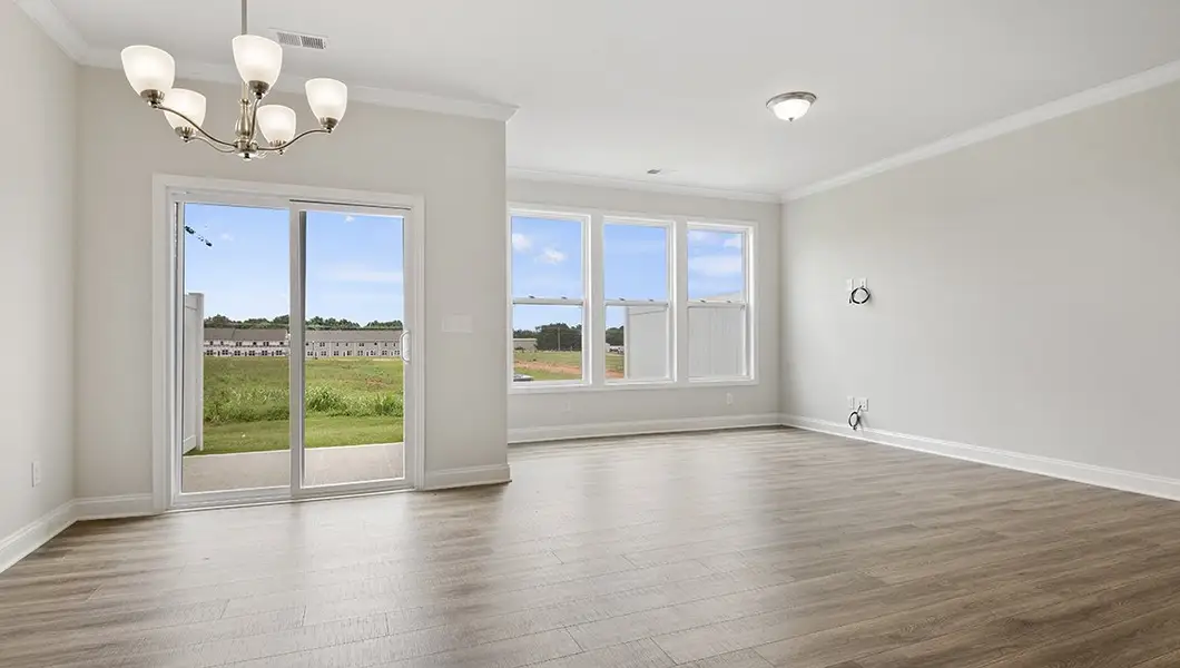 Spacious, unfurnished interior of a new home in Townes at Tap Root Farms, Fletcher (Image 10). Spacious, unfurnished interior of a new home in Townes at Tap Root Farms, Fletcher (Image 10).