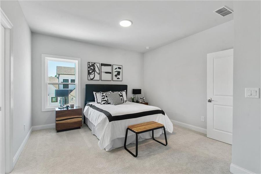 Furnished interior view inside a new home in Promenade at Sawnee Village, Cumming (Image 36).