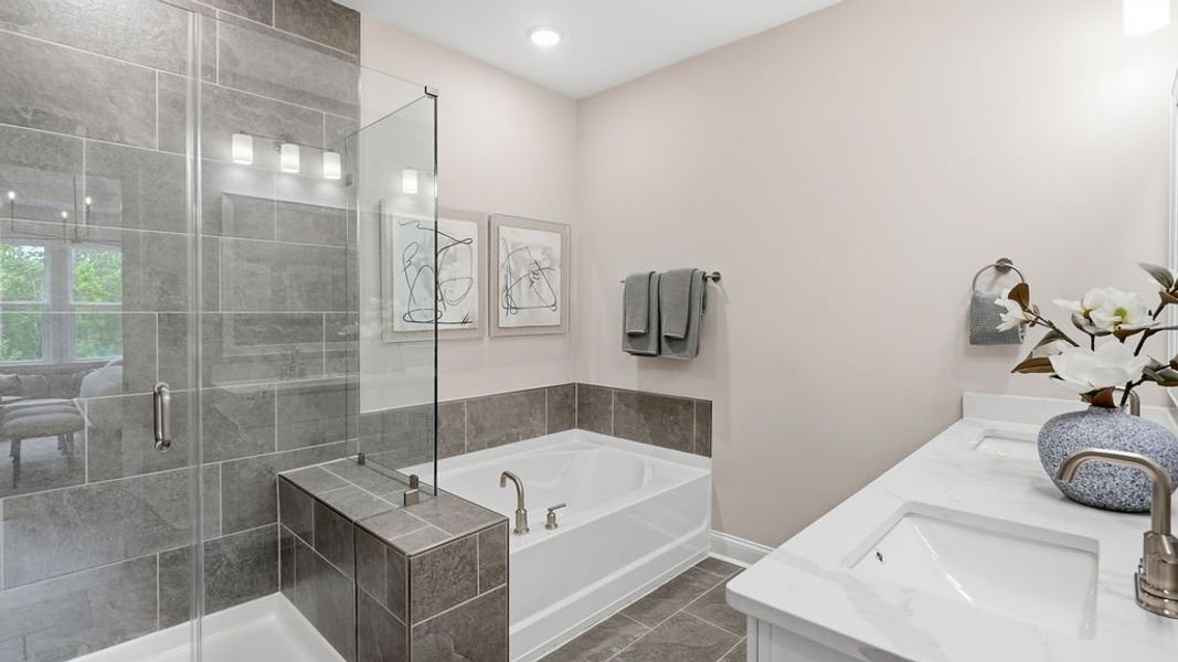Representative furnished interior of a home built from the Braddock by Pulte Homes in Oakleaf Chase, Blythewood (Image 13).