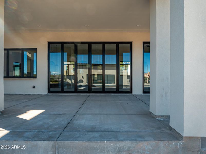 Back patio Back patio