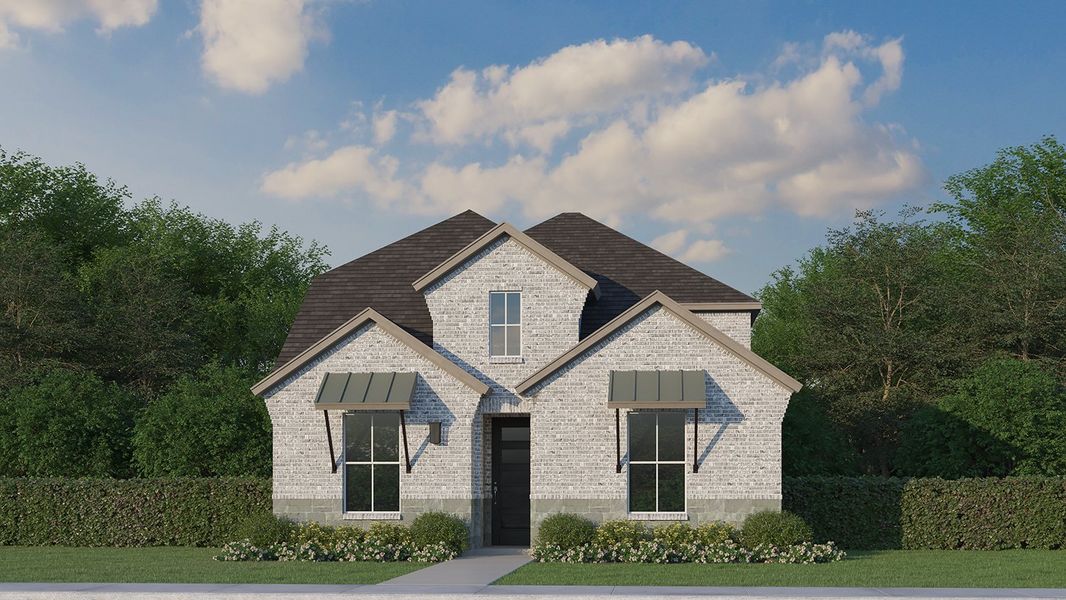 Plan 1454 Elevation B W Stone Plan 1454 Elevation B W Stone