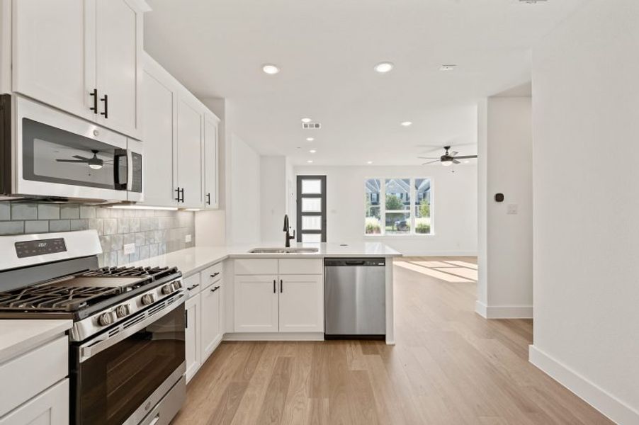Furnished interior view inside a new home in Solterra Texas, Mesquite (Image 6).