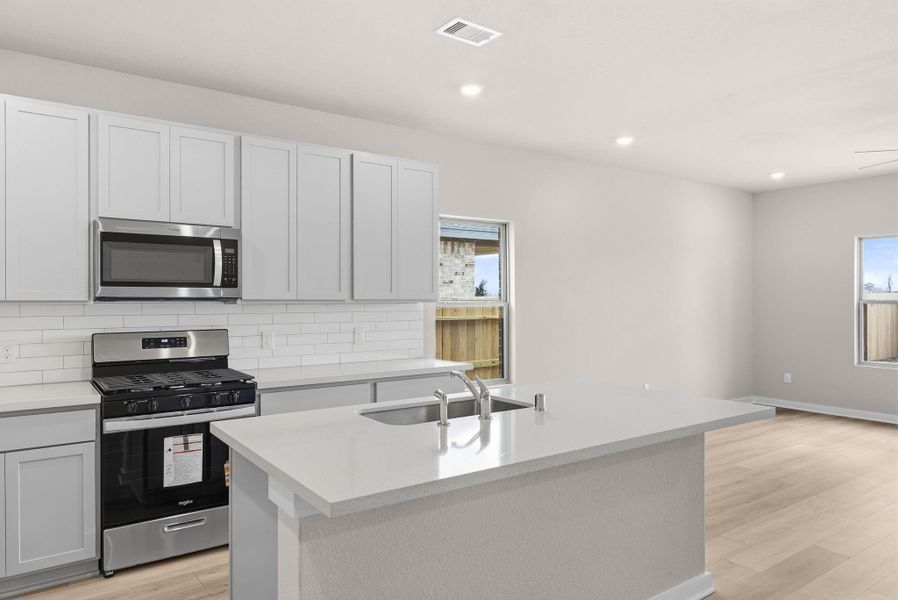 Furnished interior view inside a new home in Windrose Green, Angleton (Image 13).