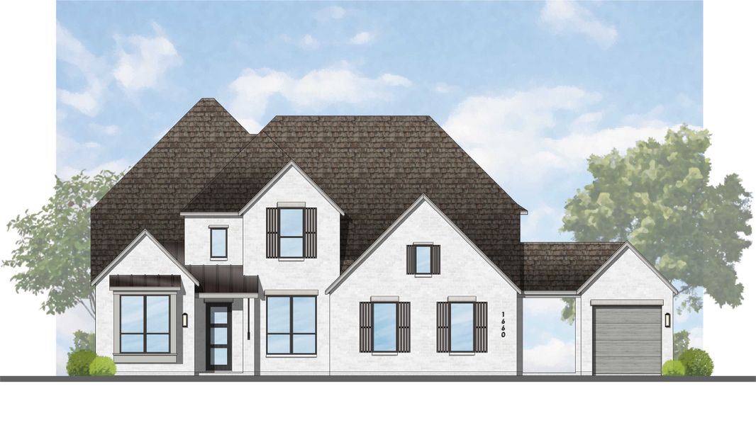 Representative Elevation - some options shown