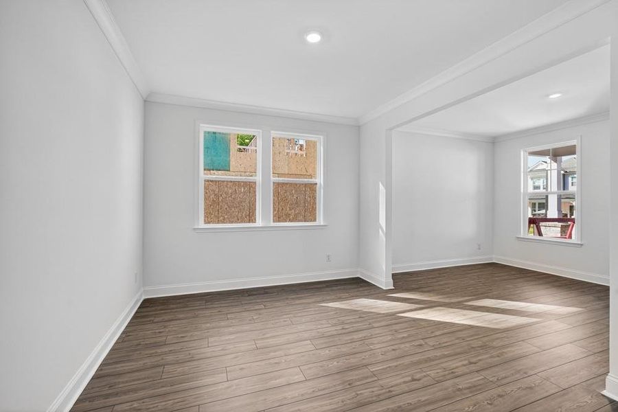Spacious, unfurnished interior of a new home in Bailey Fence, Dacula (Image 37).