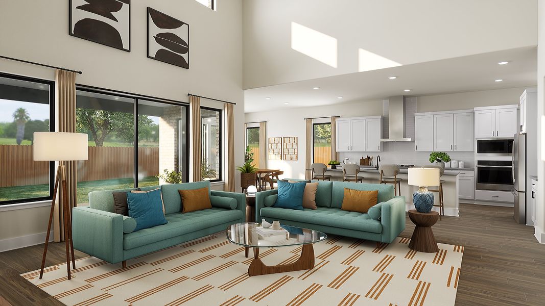Representative furnished interior of a home built from the Altura by Tri Pointe Homes in Noven, Leander (Image 11). Representative furnished interior of a home built from the Altura by Tri Pointe Homes in Noven, Leander (Image 11).