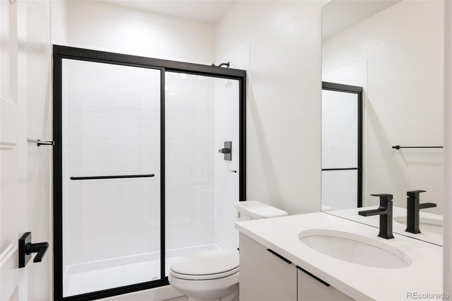 Furnished interior view inside a new home in Lyric at Ridgegate, Lone Tree (Image 31).