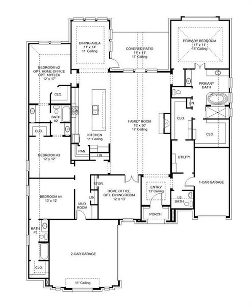 2D floor plan layout of this home in Sonoma Verde, McLendon-Chisholm, TX (Image 4). 2D floor plan layout of this home in Sonoma Verde, McLendon-Chisholm, TX (Image 4).