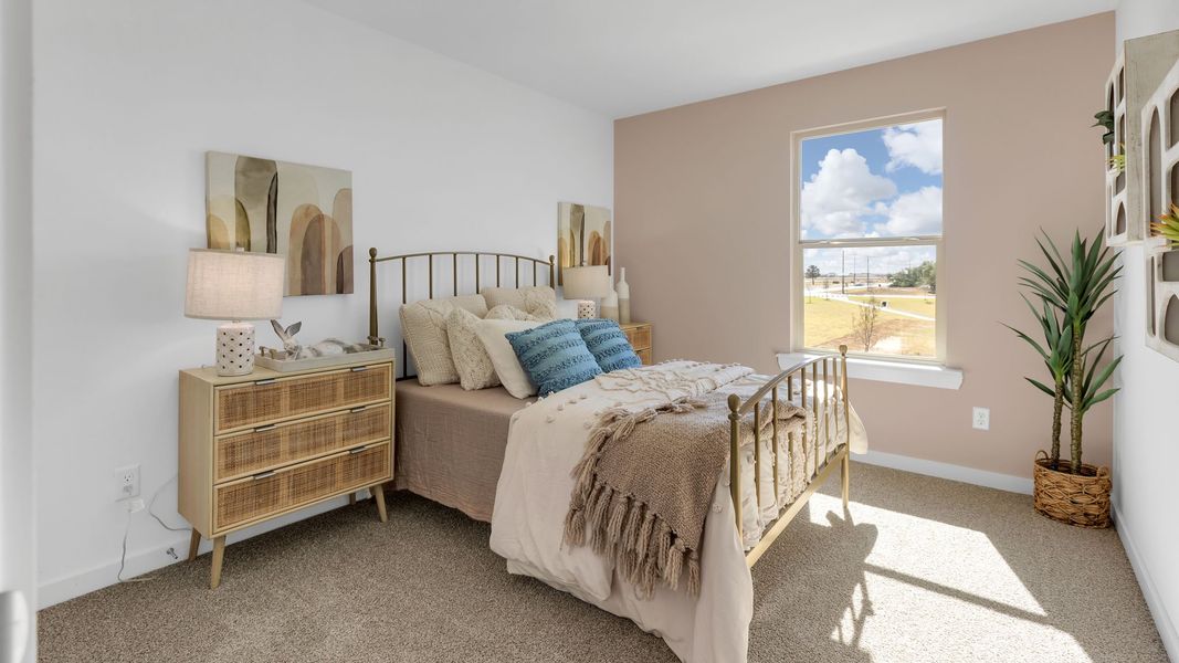 Representative furnished interior of a home built from the The Kendall by D.R. Horton in Terra Vista, Lubbock (Image 22). Representative furnished interior of a home built from the The Kendall by D.R. Horton in Terra Vista, Lubbock (Image 22).