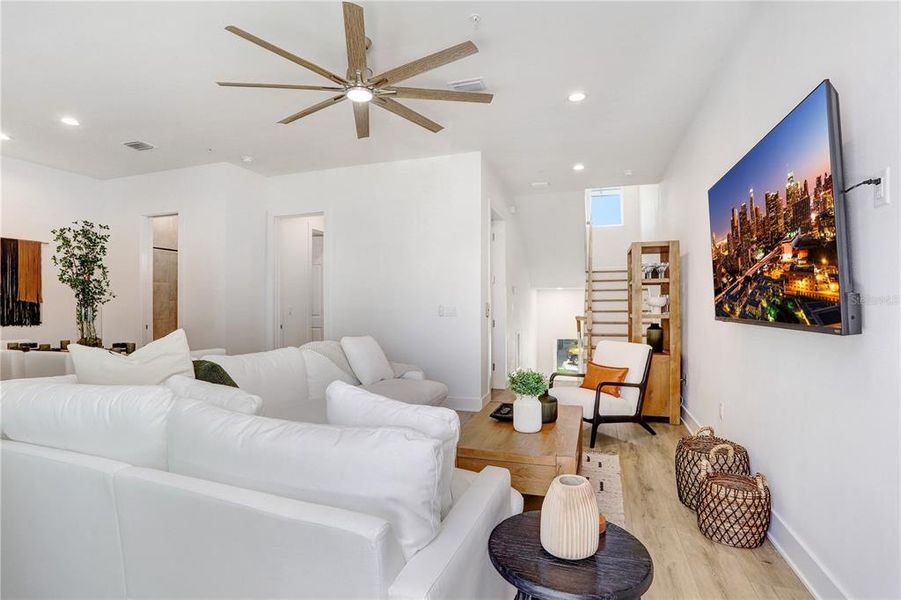 Furnished interior view inside a new home in , St. Petersburg (Image 5).